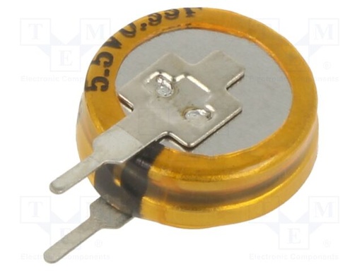 [BC5.5V] Batería condensador 0.33F 5.5VDC. Mod. SC5V5V334Z