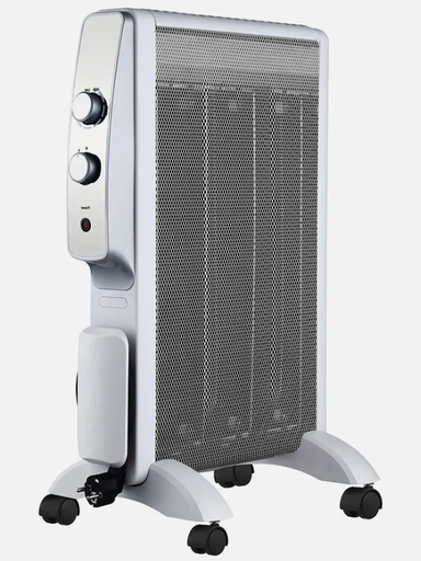 [202011574FAB] Radiador De Mica Abrigo 1500w 3elem Blanco/plata. Mod. 202011574