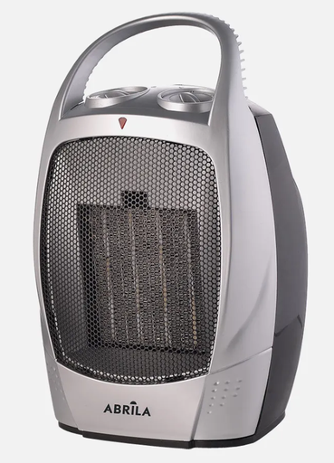 [198631578FAB] Calefactor Cerámico 1500W Negro/plata antivuelco. Mod. 198631578