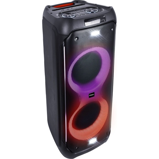 [COLUMBA1200] Altavoz activo autónomo bluetooth 2 x 10" 1200W Ibiza Sound. Mod. COLUMBA1200