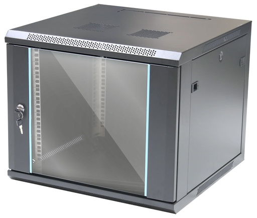 [RKP09U6060M] Armario Rack pared 600x600x500mm 9U montado. Mod. RKP09U6060M