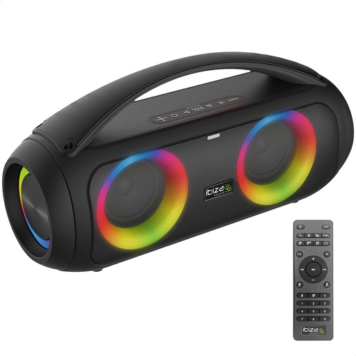 [CORSICATOS] Altavoz portátil bluetooth FM 100W, IPX5 Ibiza Sound. Mod. CORSICA