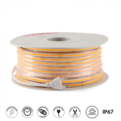 [GA2685] Tira de Led 220V Cob Point 14W/m Ip67 6000K. Mod. GA2685