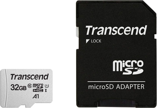 [TS32GUSD300S] Tarjeta microSD Transcend 32 GB c/ adaptador class 10. Mod. TS32GUSD300S