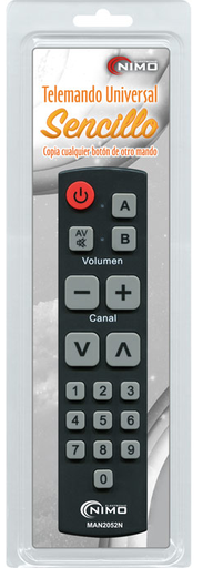 [MAN2052N] Mando universal de fácil programación Sencillo Extendido. Mod. MAN2052N
