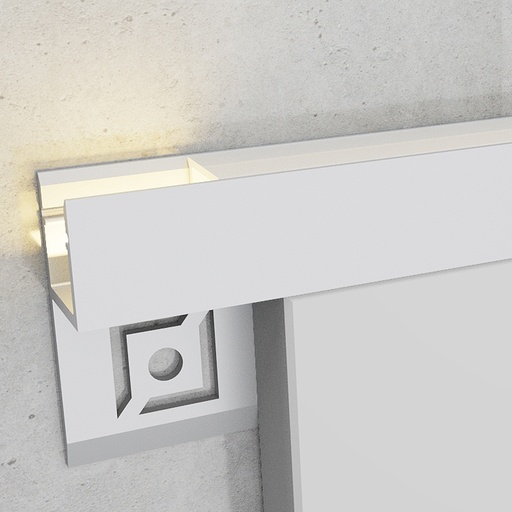 [LM3857] Perfil de Aluminio empotrar azulejo Def - 2 Metros. Mod. LM3857