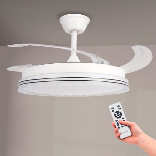 [LM8853] Ventilador de Techo Led White Decor ø106 Cm. Mod. LM8853