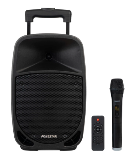 [MALIBU308FON] Altavoz activo portátil trolley batería 8" 100W FONESTAR. Mod. MALIBU-308