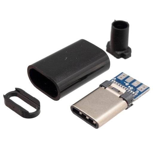 [4042CELG] Conector macho USB tipo C 3.1 aéreo soldar. Mod. 4042C