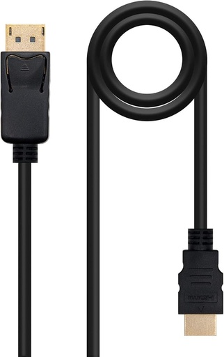 [10154302MEG] Conexión Displayport a HDMI 2 metros macho macho. Mod. 10.15.4302