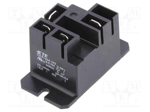 [T9CP1A54240TME] Relé electromagnético 240VAC 30A faston. Mod. 1649341-2