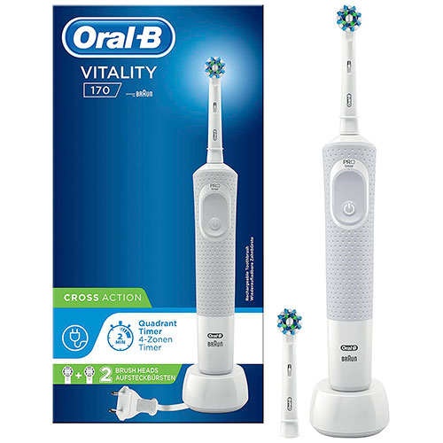 [D1004231CAWH] Cepillo de dientes Oral B Vitality D170 de Braun color blanco. Mod. D1004231CAWH