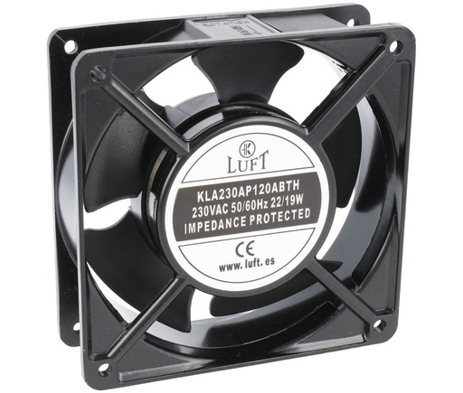 [VEN064ELM] Ventilador 230VAC 120x120x38mm rodamiento. Mod. VEN064