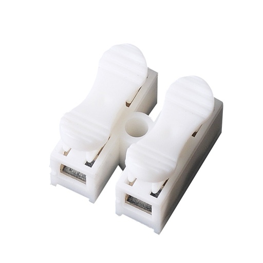 [TE1280DAY] Regleta de conexión rápida 3mm 2 polos. Mod. TE-1280