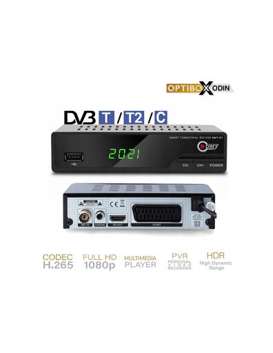 [SMT01ETEC] Receptor TDT HD Odin. Mod. SMT-01E