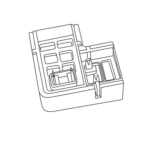 [5551806ITE] Conector L tira led Elise. Mod. 5551806