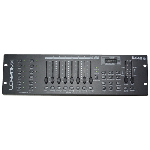 [LC192DMXTOS] Controlador DMX de 192 canales Ibiza Sound. Mod. LC192DMXNALES