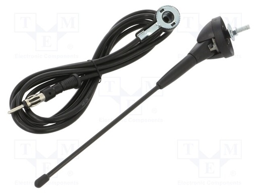 [ANT24TME] Antena radio coche completa 0.19m AM FM universal. Mod. ANT.24