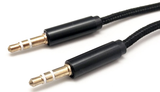 [06491NELG] Conexión audio Jack 3.5mm macho macho 1 metro. Mod. 0649-1N