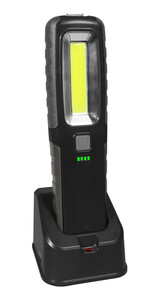 [60429EDH] Linterna de trabajo LED recargable + UV (ultravioleta) con base IP54. 7 W. Mod. 60.429