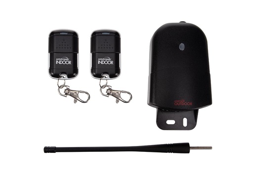 [UNI2172] Conjunto de control remoto inalámbrico de 2 canales: 2 transmisores & 1 receptor, 433,92 MHz. Mod. UNI2172