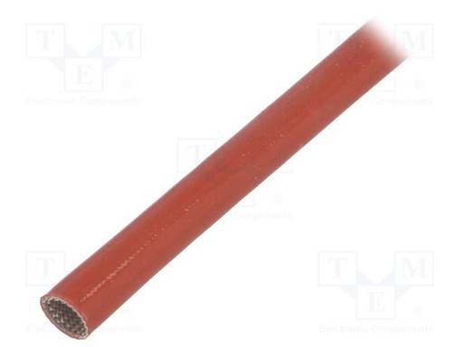 [SCS4KV100RB10] Tubo electroaislante de ladrillo -60÷250°C 10.0mm 4kV/mm. Mod. SCS4KV-10.0-RB-10