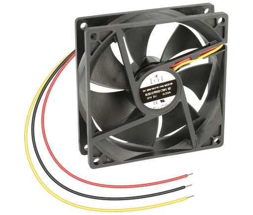 [VEN028ELM] Ventilador cojinete de fricción 24VDC 92x92x25 mm 3 hilos. Mod VEN028