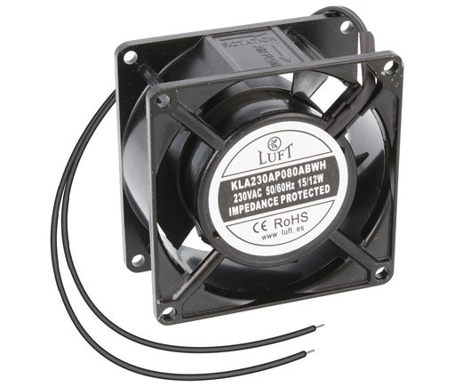 [VEN063ELM] Ventilador 230Vac 80x80x38 mm rodamientos. Mod VEN063