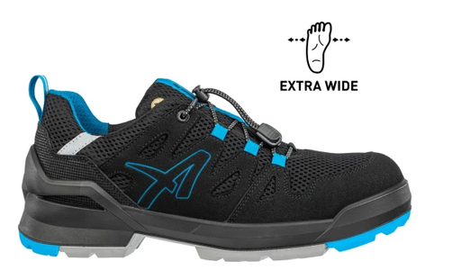 [648040STA] Zapatilla de trabajo negro azul Albatros. Mod. 648040