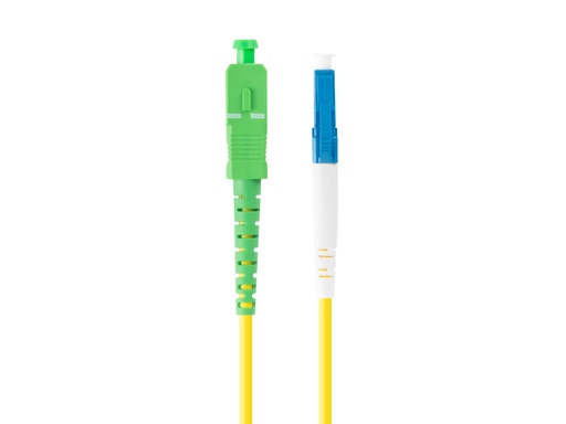 [FOLUSASS110020YE] Latiguillo de fibra óptica LC/UPC a SC/APC 2 metros. Mod. FO-LUSA-SS11-0020-YE