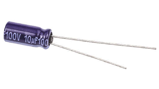 [CERL10MF100V] Condensador electrolítico 10uF 100V. Mod. CE10100