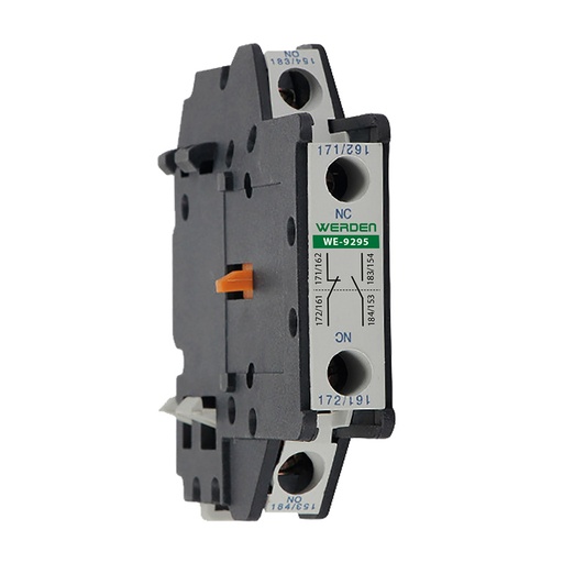[WE9295DAY] Contactor auxiliar lateral para contactor 1NO+1NC 600V