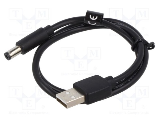 [CEYBDTME] Conexión alimentación USB macho a Jack 5.5x2.5mm 0.5m. Mod. CEYBD